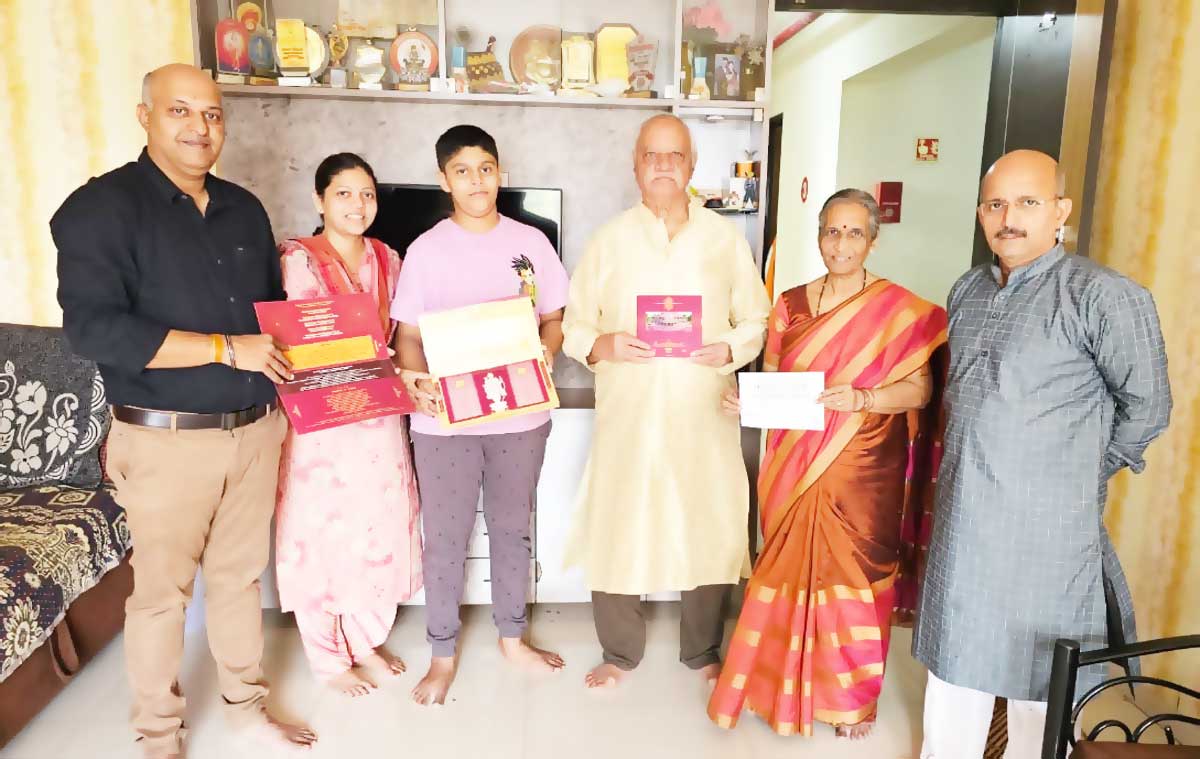 senior writer-teacher from Kalyan Manjiri Phadke invited to the Prabhu Shri Ram Pranpratistha ceremony.