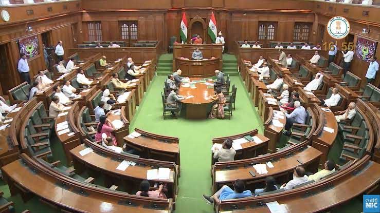 Uproar in Delhi Assembly, 11 MLAs including Atishi suspended